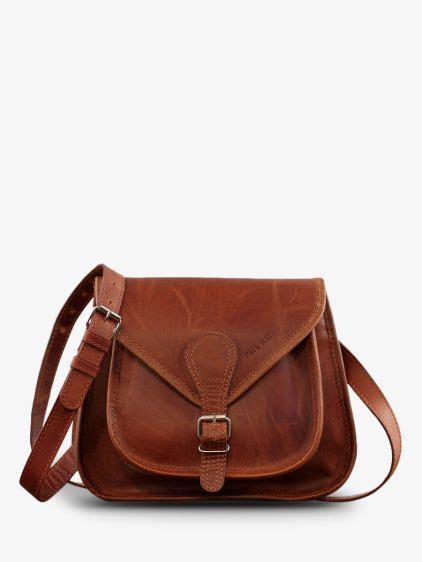 Labesace Naturel Sac Bandouli Re Cuir Femme Marron Paul Marius