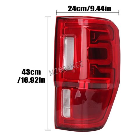 Right Passenger Led Rear Tail Light Lamp W Blind Spot For Ford Ranger