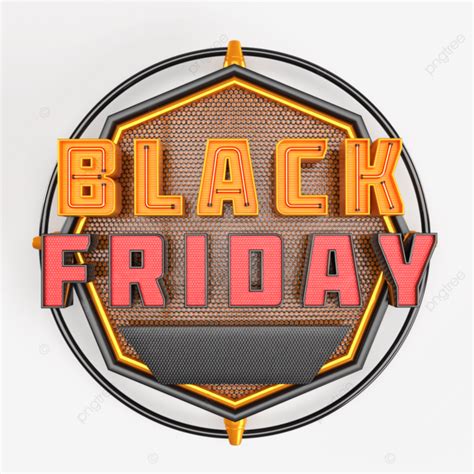 Venda De Sexta Feira Negra D Neon Png Logotipo Da Black Friday