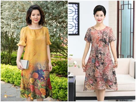 Bộ sưu tập hơn mẫu đầm đẹp cho tuổi trung niên hot nhất