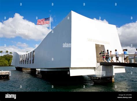 USS Arizona Memorial entrance Stock Photo - Alamy