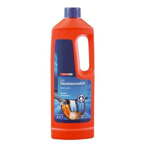 Desatascador De Tuberias Gel Wc Net Energy Botella De Litro Artofit