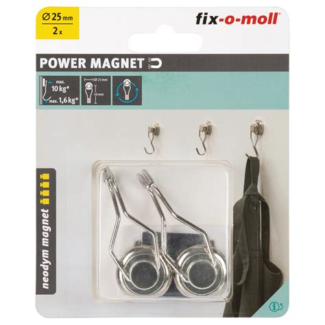 Fix O Moll Topfmagnet Neodym Mm X Mm Silber St Ck Kaufen Bei Obi