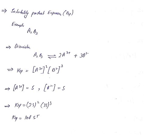 Solved Solubility Product Ksp Worksheet 1 1 Write The