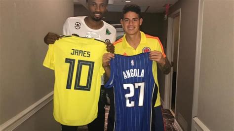 James Rodríguez Recibió Espaldarazo Del Primer Basquetbolista Colombiano En Jugar En Un Equipo