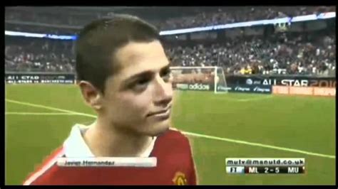 Javier Chicharito Hernandez Goals Interview In United YouTube