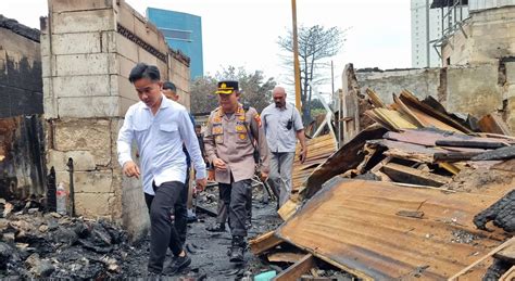 Tinjau Lokasi Kebakaran Di Kemayoran Gempol Wapres Tekankan Tempat