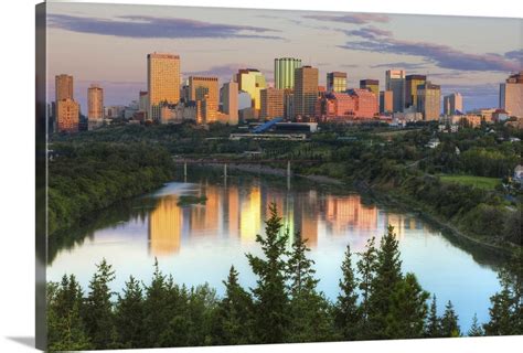 North Saskatchewan River, Edmonton, Alberta, Canada Wall Art, Canvas ...