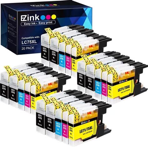 Ez Ink Repuesto Cartucho Tinta Impresora Brother Lc75 Lc79 X Meses