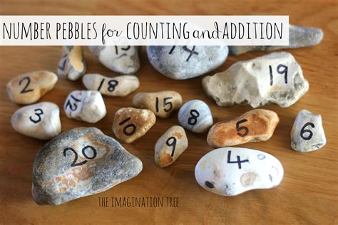 Number Pebbles For Counting And Addition Maths Activities The