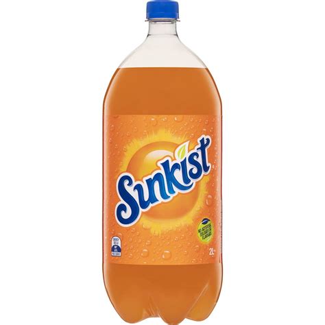 Sunkist Orange Soft Drink Bottle 2l Woolworths