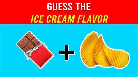 Guess The Ice Cream Flavor By Emoji Youtube