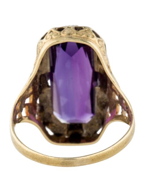 14k Vintage Amethyst Ring Rings Fjr28786 The Realreal