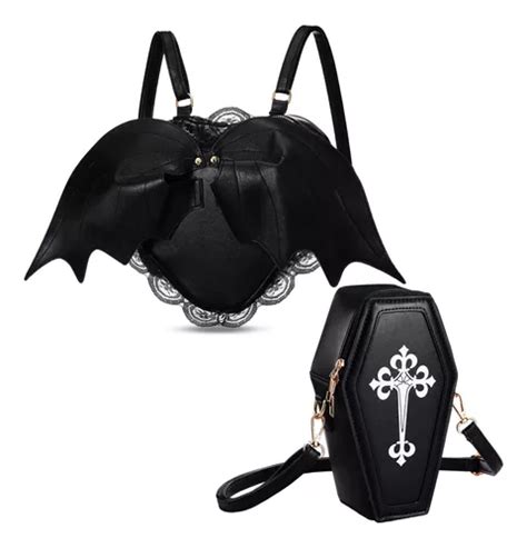 2 Bolsas De Hombro Estilo Gótico De Halloween Para Mujeres Y Envío gratis