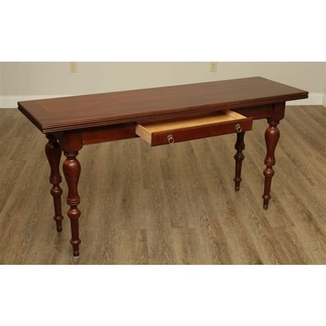 Ethan Allen British Classics Convertible Console Dining Table Chairish