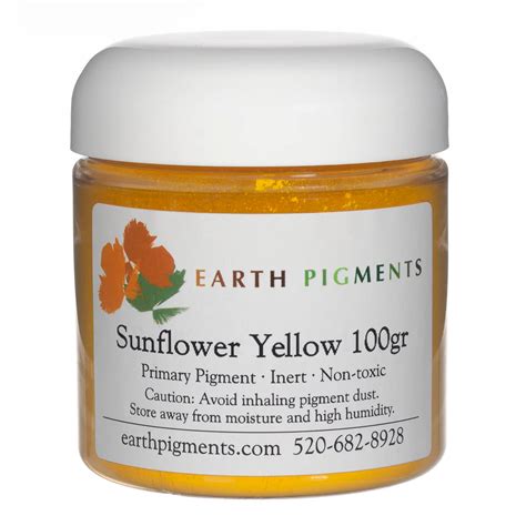 Sunflower Yellow Pigment | Earth Pigments