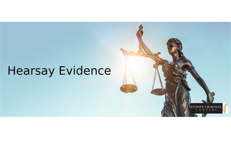 What Is Hearsay Evidence