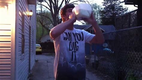 Milk Gallon Chug Challenge Fail With Derek Butler Youtube