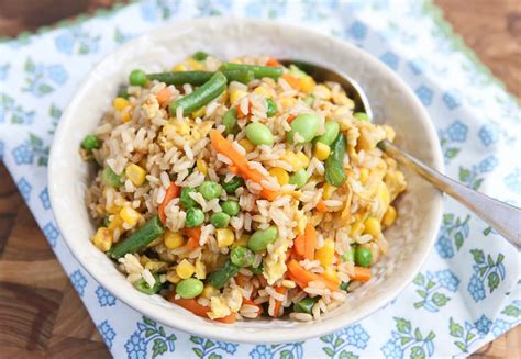 5 Ingredient Vegetable Fried Brown Rice Aggies Kitchen