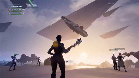 Full Star Wars X Fortnite Event Gameplay Youtube