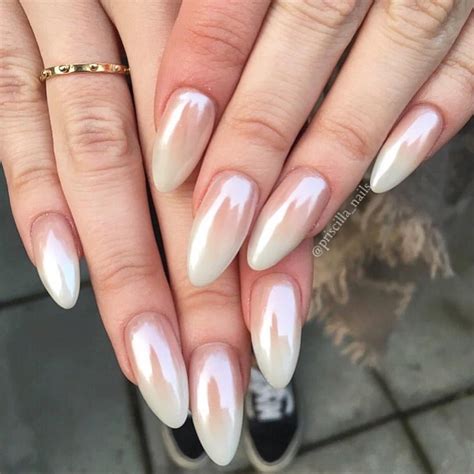 Love These Pure White Chrome Pink Ombre Nails By Priscillanails Using Our Magic White Chrome