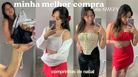 COMPRAS DA SHEIN que deram muito CERTO corset conjunto acessórios