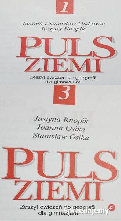 Geografia Puls ziemi 3 zeszyt Ćwiczeń Knopik Justyna Kielce