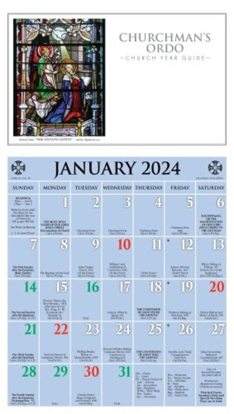 Ecclesiastical Calendar 2025 Sara Calvin