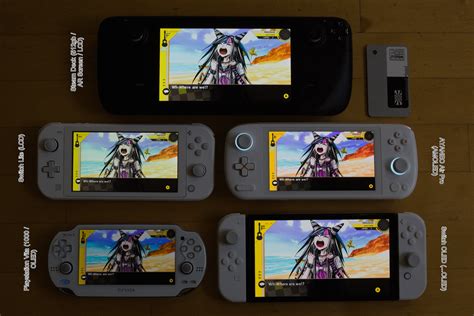 Handheld Display Comparison Deck Vs Switch Lite Vs Vita 1000 Vs