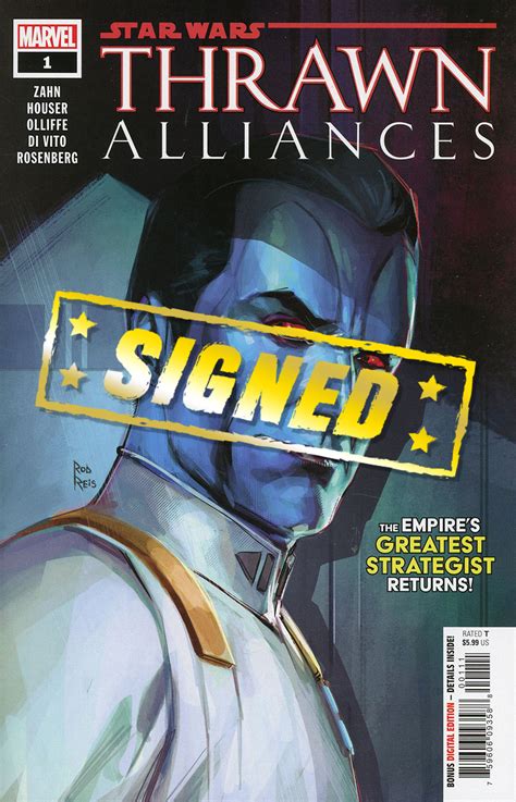 Star Wars Thrawn Alliances Cover H Df Signed By Patrick Olliffe