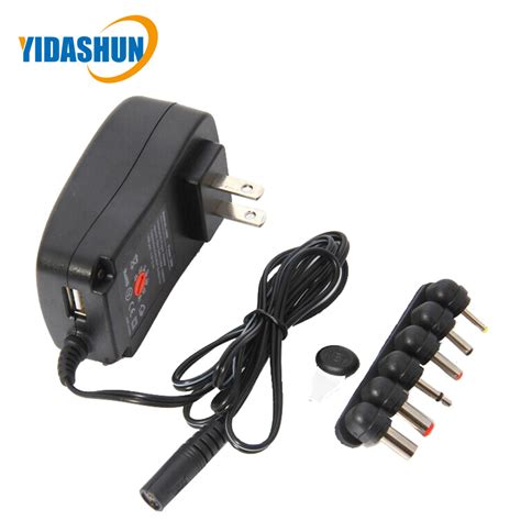 W Multi Voltage Ac Dc Power Adaptor V To V Universal Wall Adapter