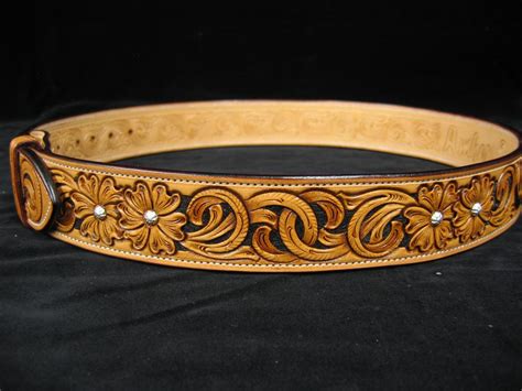 New Belt Pattern - Floral and Sheridan Carving - Leatherworker.net