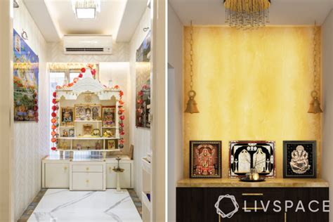 10 Ways To Ensure Your Pooja Room Ceiling Design Is A Class Apart Ceiling Design Pooja Rooms