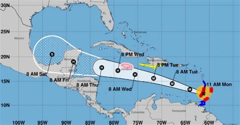 Huracán Beryl Sube Otra Vez A Categoría 4 Y Toca Tierra En Granada En