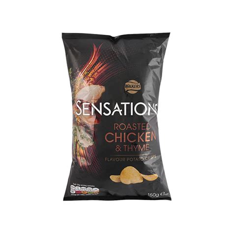 Walkers Sensations Roasted Chicken And Thyme Flavour Potato Crisps Price Buy Online At Best