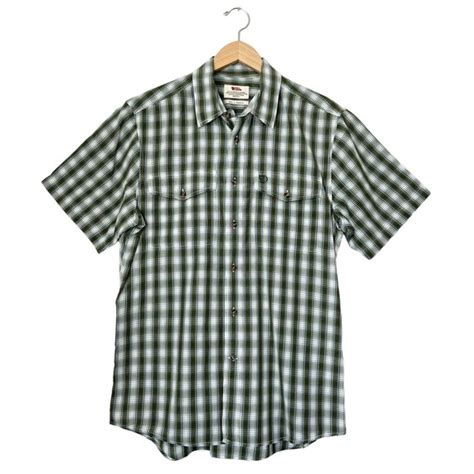 Fjallraven Shirts Fjallraven Abisko Cool Short Sleeve Plaid Shirt