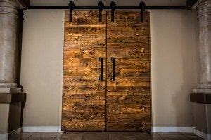 Mushroom Wood Sliding Barn Wood Door Porter Barn Wood