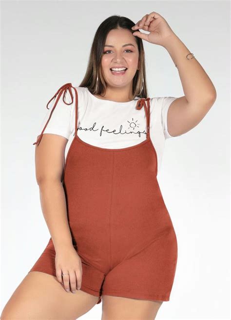 Plus Size Feminino Marguerite