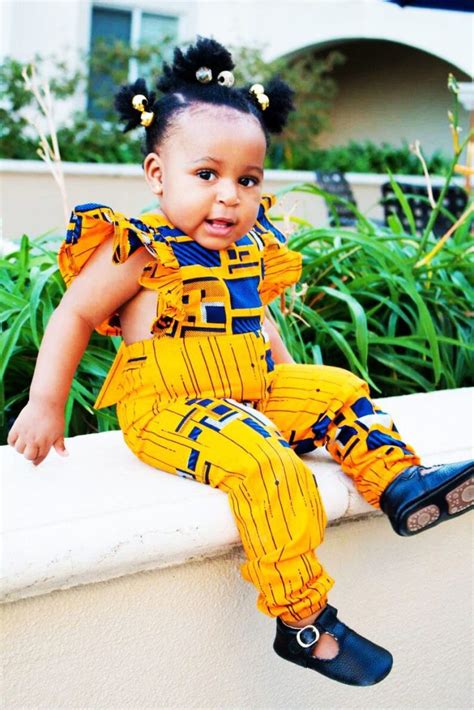 African Clothing for kids - African Clothing for Girls - Ankara Print ...