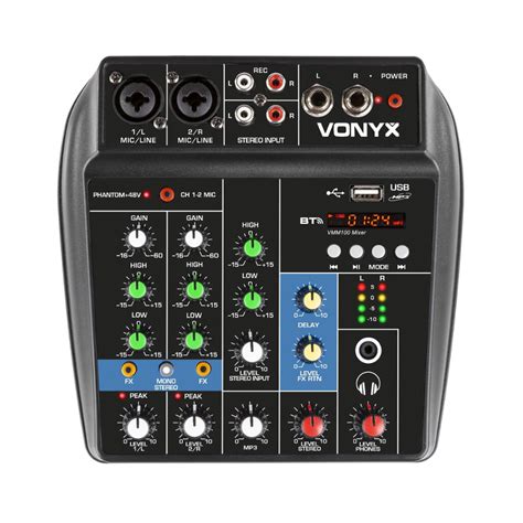 Comprar Vonyx Vmm Mezclador Audio Con Usb Bt