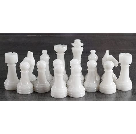 Radicaln Handmade Whiteoceanic 2 In 1 Chess And Checkers Set Board