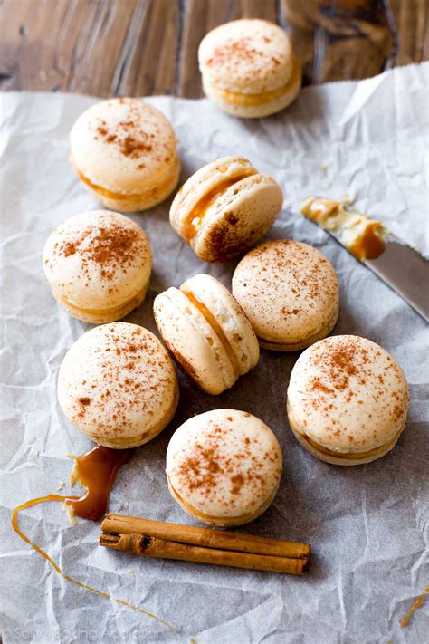 Salted Caramel Cinnamon Macarons Sallys Baking Addiction