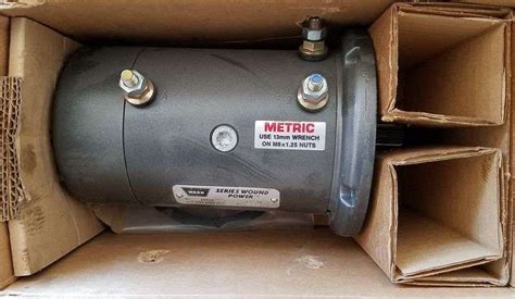 Warn Model V Winch Motor Nib Adam Marshall Land Auction Llc