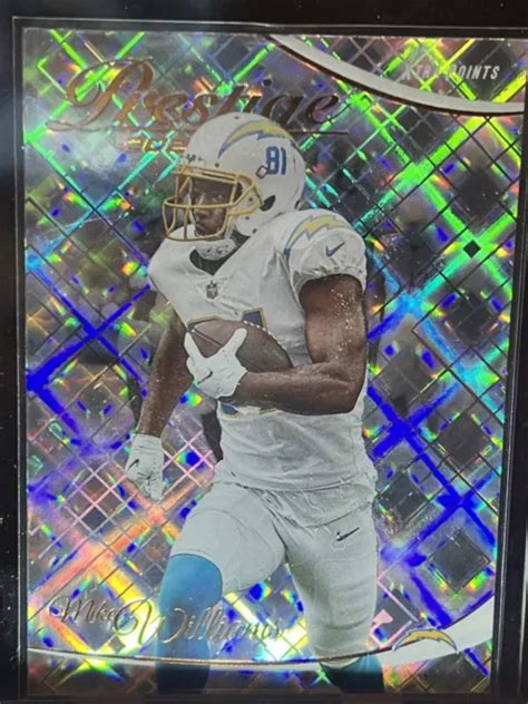 2023 PANINI PRESTIGE Xtra Points Diamond 166 Mike Williams Los Angeles