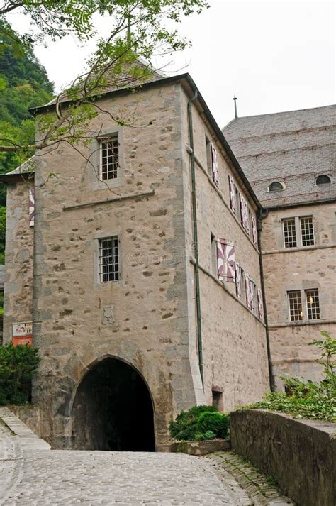 St Maurice Chateau, Switzerland Stock Photo - Image of bridge, citadel ...