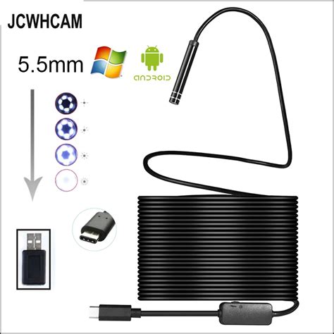 Aliexpress.com : Buy JCWHCAM Android USB Type C Endoscope Camera 10M ...