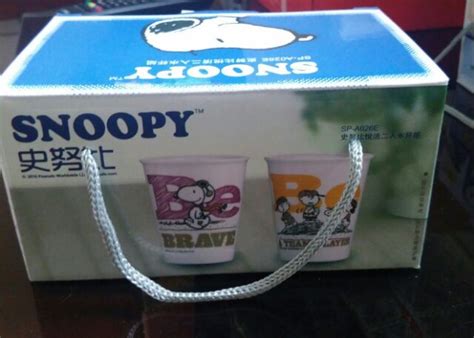 Snoopy 史努比悅活二入陶瓷水杯組 蝦皮購物