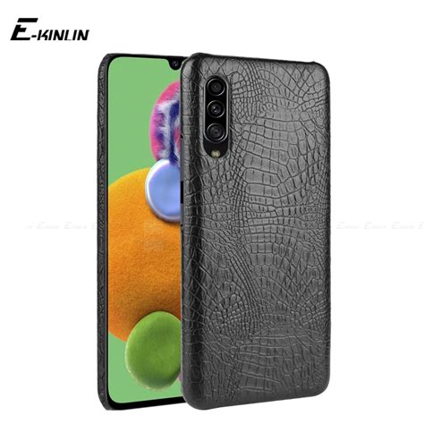 Phone Case Samsung A70 Crocodile Leather Case Samsung Galaxy A90 Skin Leather Aliexpress