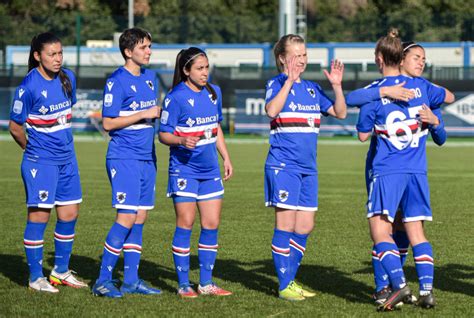 Women Le Blucerchiate Di Cincotta Per La Sfida Con La Fiorentina U C