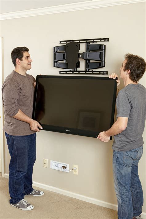 How To Hang A Flat Panel Tv With Concealed Wiring Wall Mounted Tv